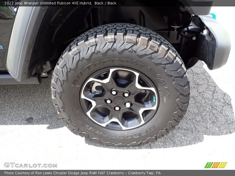 Black / Black 2022 Jeep Wrangler Unlimited Rubicon 4XE Hybrid