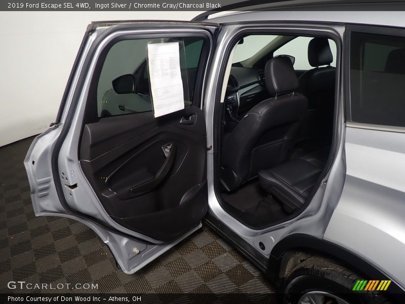 Ingot Silver / Chromite Gray/Charcoal Black 2019 Ford Escape SEL 4WD