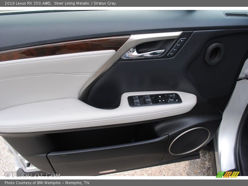 Silver Lining Metallic / Stratus Gray 2019 Lexus RX 350 AWD