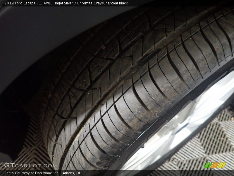 Ingot Silver / Chromite Gray/Charcoal Black 2019 Ford Escape SEL 4WD