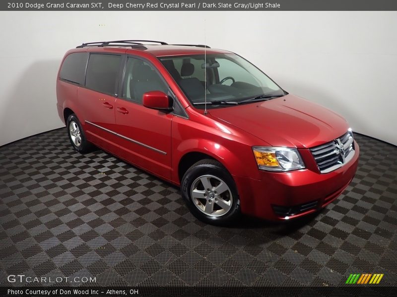 Deep Cherry Red Crystal Pearl / Dark Slate Gray/Light Shale 2010 Dodge Grand Caravan SXT