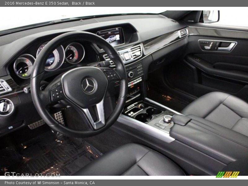 Black / Black 2016 Mercedes-Benz E 350 Sedan