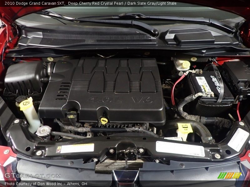 Deep Cherry Red Crystal Pearl / Dark Slate Gray/Light Shale 2010 Dodge Grand Caravan SXT