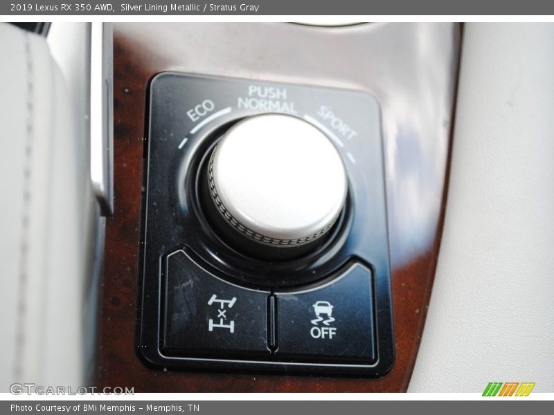 Silver Lining Metallic / Stratus Gray 2019 Lexus RX 350 AWD