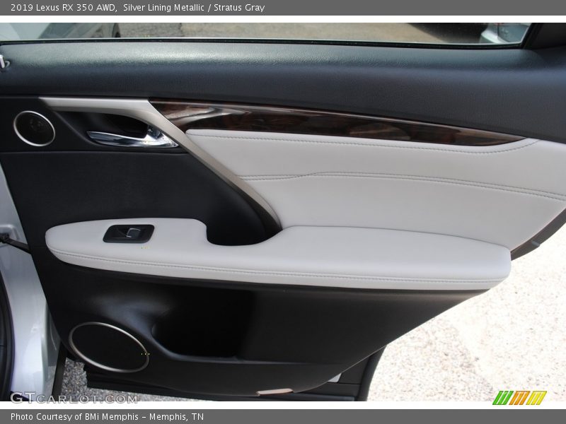 Silver Lining Metallic / Stratus Gray 2019 Lexus RX 350 AWD