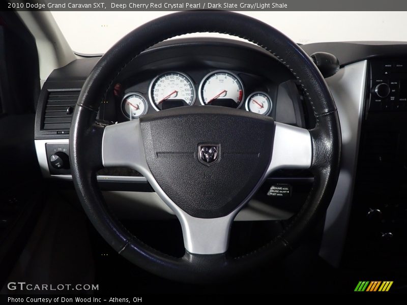 Deep Cherry Red Crystal Pearl / Dark Slate Gray/Light Shale 2010 Dodge Grand Caravan SXT