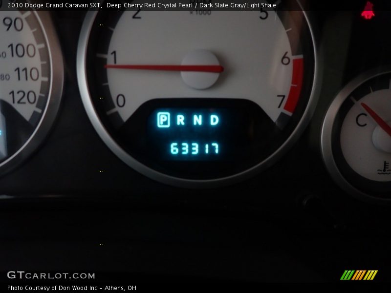 Deep Cherry Red Crystal Pearl / Dark Slate Gray/Light Shale 2010 Dodge Grand Caravan SXT