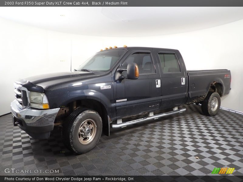 Black / Medium Flint 2003 Ford F350 Super Duty XLT Crew Cab 4x4