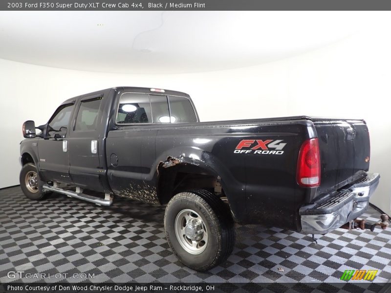 Black / Medium Flint 2003 Ford F350 Super Duty XLT Crew Cab 4x4