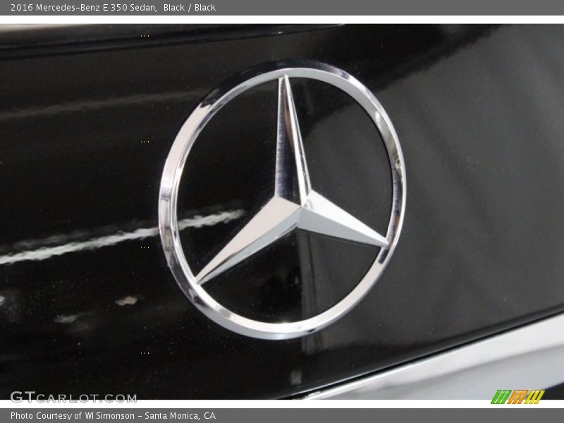 Black / Black 2016 Mercedes-Benz E 350 Sedan