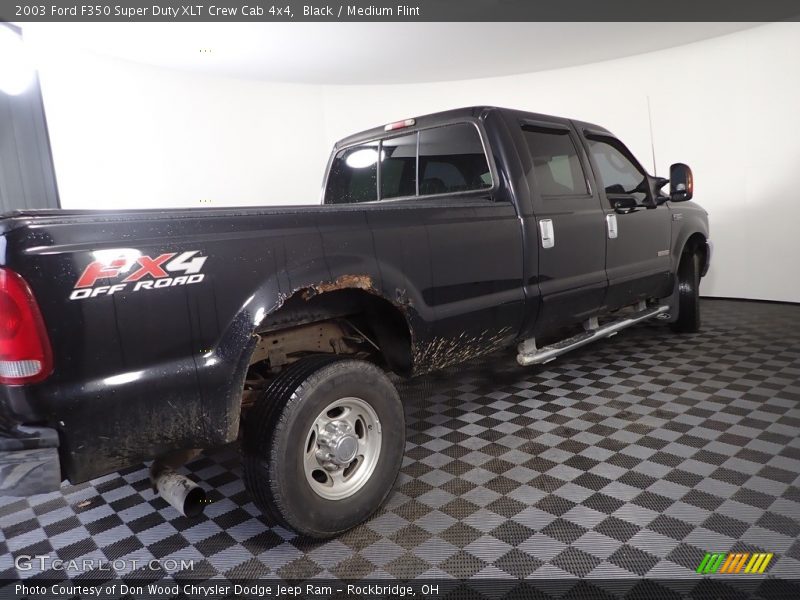 Black / Medium Flint 2003 Ford F350 Super Duty XLT Crew Cab 4x4