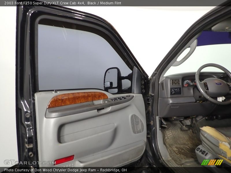 Black / Medium Flint 2003 Ford F350 Super Duty XLT Crew Cab 4x4