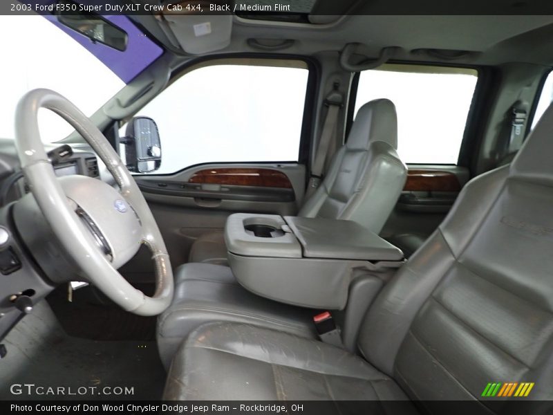 Black / Medium Flint 2003 Ford F350 Super Duty XLT Crew Cab 4x4