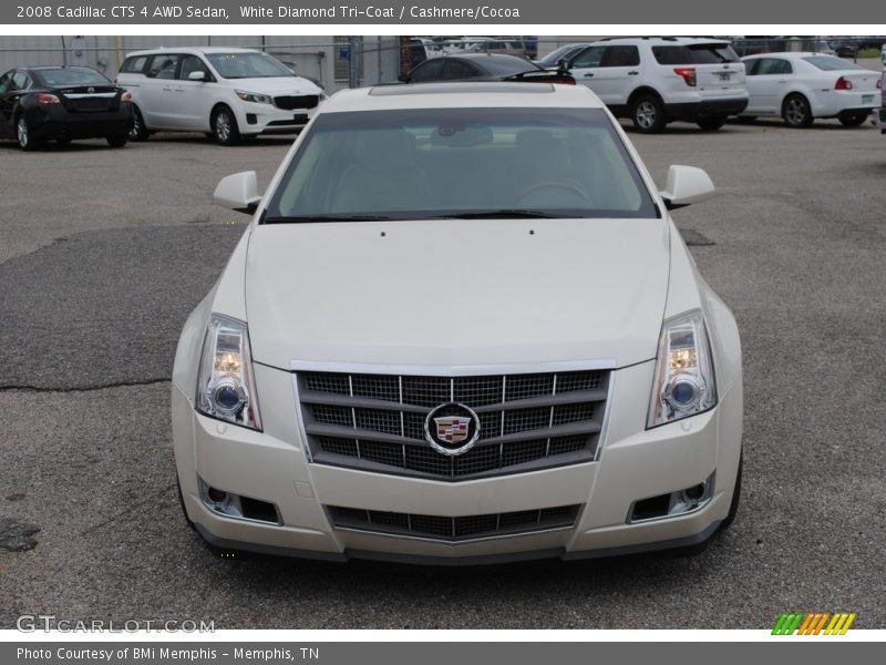 White Diamond Tri-Coat / Cashmere/Cocoa 2008 Cadillac CTS 4 AWD Sedan