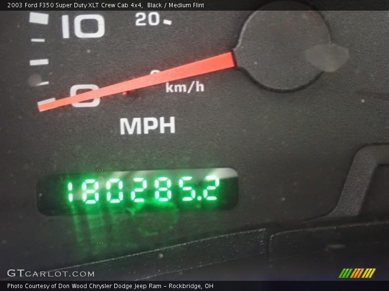 Black / Medium Flint 2003 Ford F350 Super Duty XLT Crew Cab 4x4
