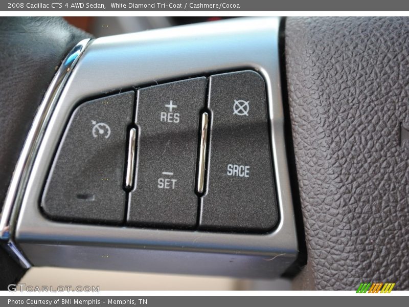 White Diamond Tri-Coat / Cashmere/Cocoa 2008 Cadillac CTS 4 AWD Sedan