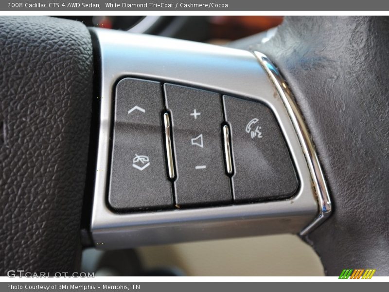 White Diamond Tri-Coat / Cashmere/Cocoa 2008 Cadillac CTS 4 AWD Sedan
