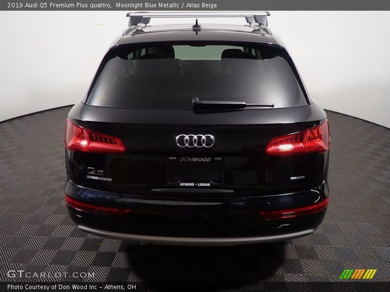 Moonlight Blue Metallic / Atlas Beige 2019 Audi Q5 Premium Plus quattro