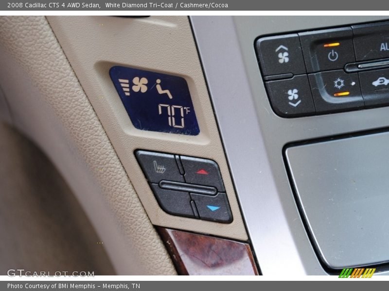 White Diamond Tri-Coat / Cashmere/Cocoa 2008 Cadillac CTS 4 AWD Sedan