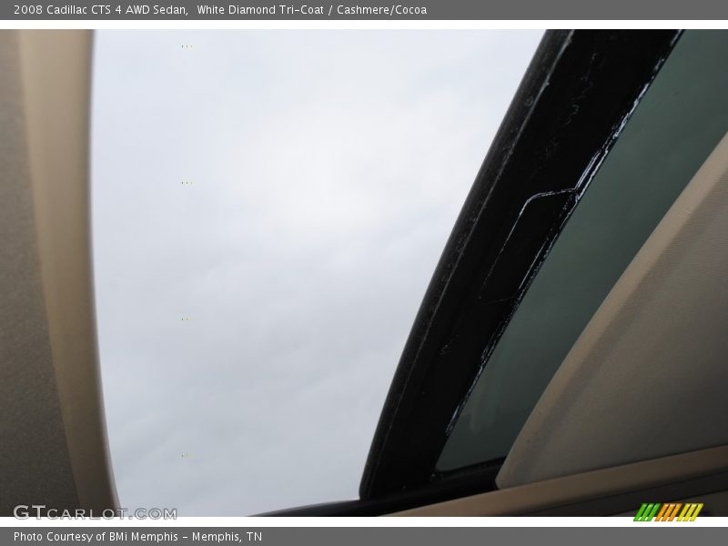 White Diamond Tri-Coat / Cashmere/Cocoa 2008 Cadillac CTS 4 AWD Sedan