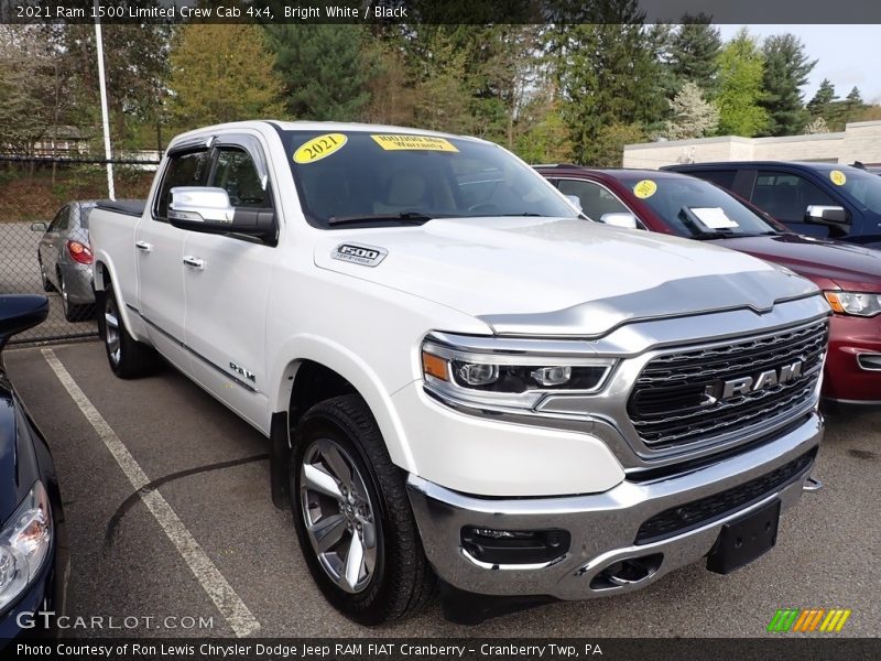 Bright White / Black 2021 Ram 1500 Limited Crew Cab 4x4