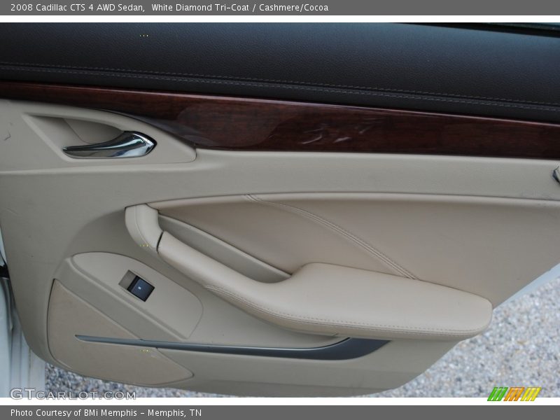 White Diamond Tri-Coat / Cashmere/Cocoa 2008 Cadillac CTS 4 AWD Sedan