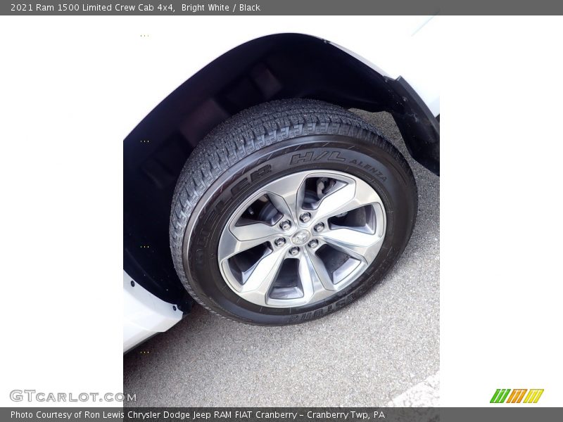 Bright White / Black 2021 Ram 1500 Limited Crew Cab 4x4