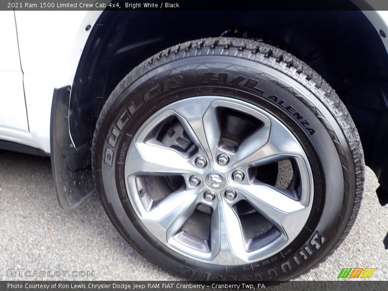 Bright White / Black 2021 Ram 1500 Limited Crew Cab 4x4