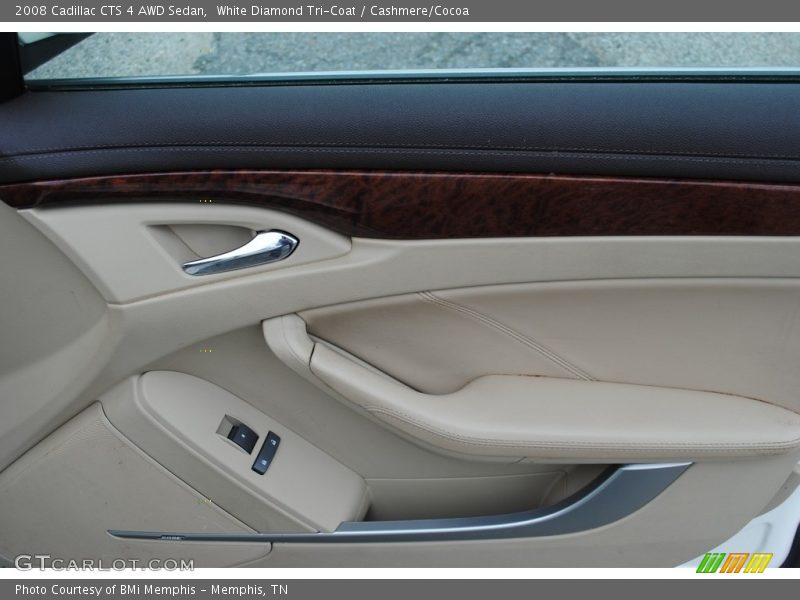 White Diamond Tri-Coat / Cashmere/Cocoa 2008 Cadillac CTS 4 AWD Sedan