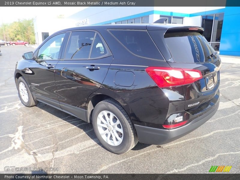 Mosaic Black Metallic / Medium Ash Gray 2019 Chevrolet Equinox LS AWD