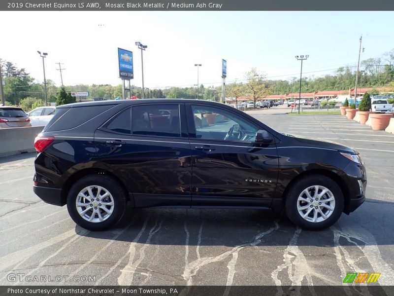 Mosaic Black Metallic / Medium Ash Gray 2019 Chevrolet Equinox LS AWD