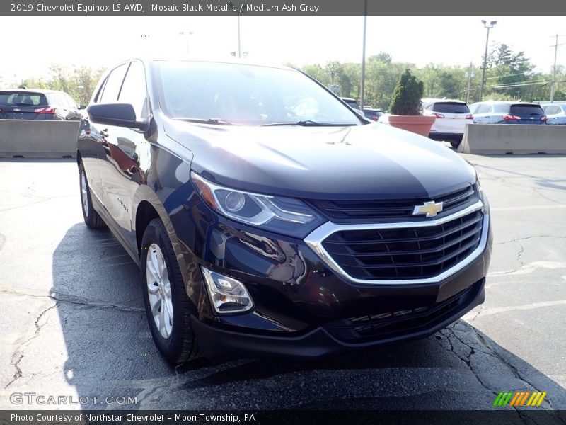 Mosaic Black Metallic / Medium Ash Gray 2019 Chevrolet Equinox LS AWD