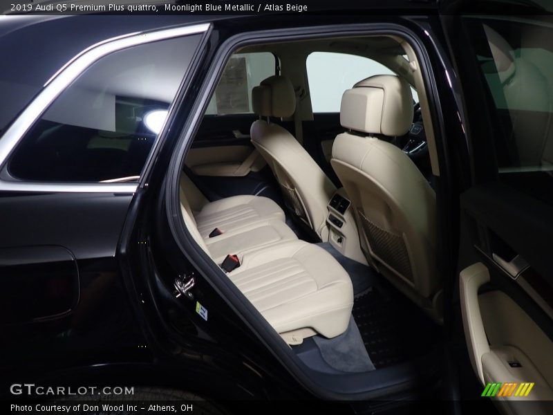 Moonlight Blue Metallic / Atlas Beige 2019 Audi Q5 Premium Plus quattro