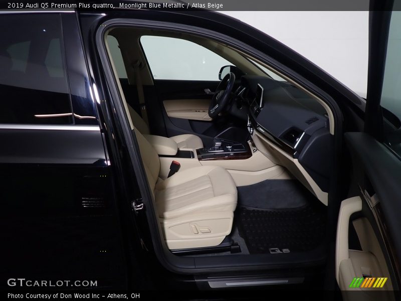 Moonlight Blue Metallic / Atlas Beige 2019 Audi Q5 Premium Plus quattro
