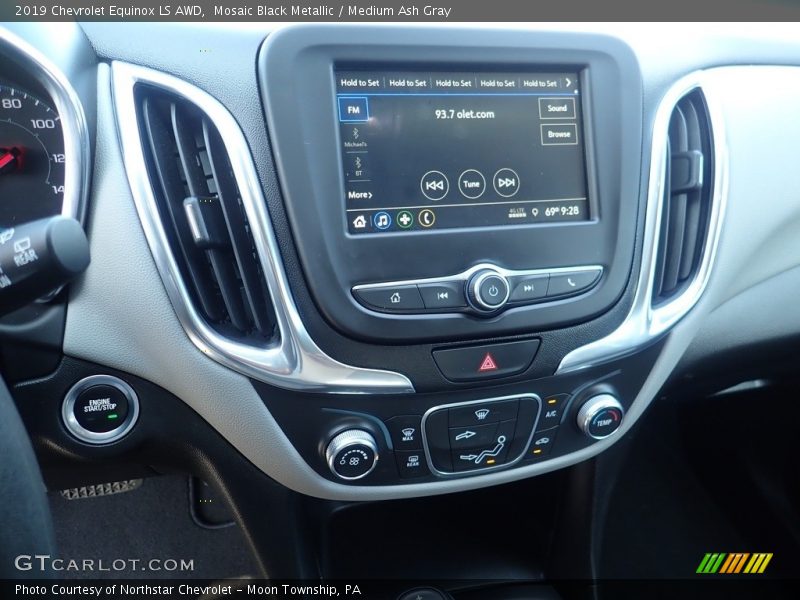 Mosaic Black Metallic / Medium Ash Gray 2019 Chevrolet Equinox LS AWD