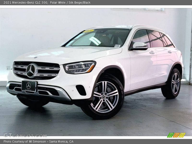 Polar White / Silk Beige/Black 2021 Mercedes-Benz GLC 300