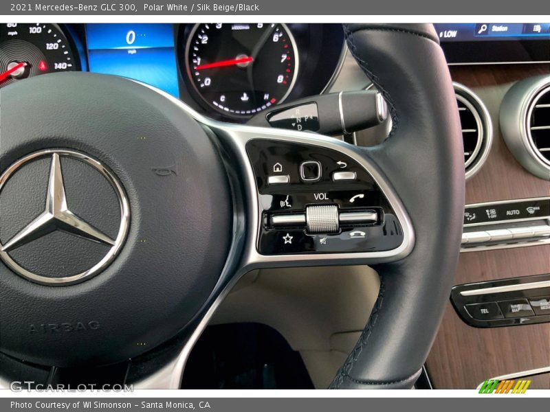 Polar White / Silk Beige/Black 2021 Mercedes-Benz GLC 300