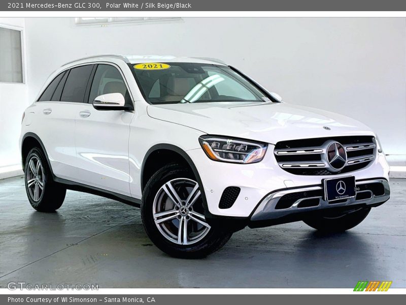 Polar White / Silk Beige/Black 2021 Mercedes-Benz GLC 300