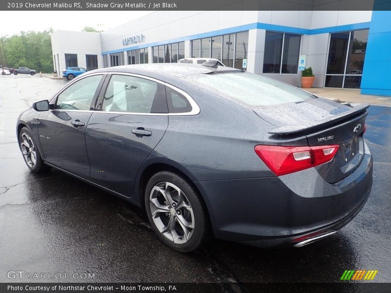 Shadow Gray Metallic / Jet Black 2019 Chevrolet Malibu RS
