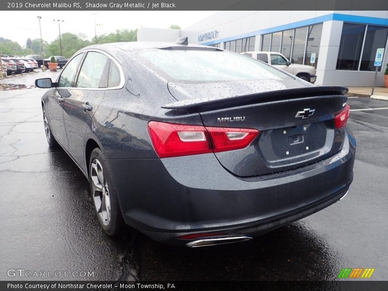 Shadow Gray Metallic / Jet Black 2019 Chevrolet Malibu RS