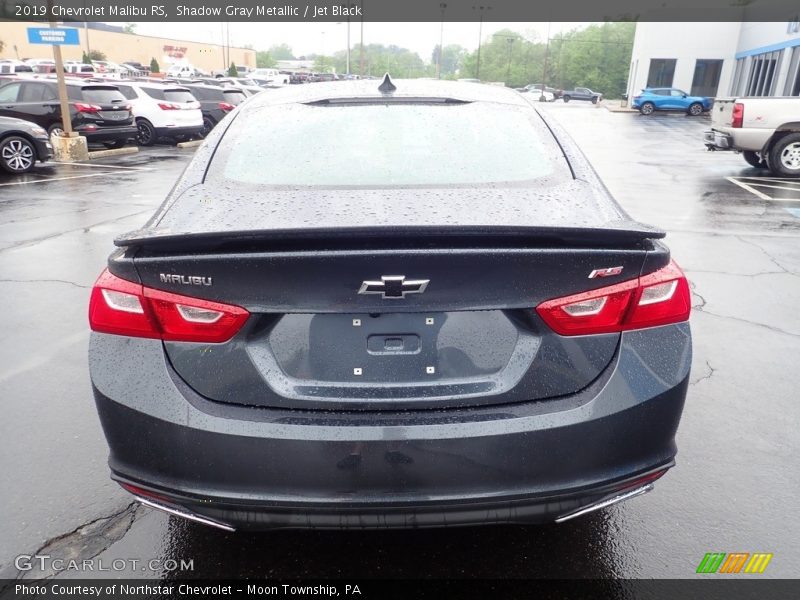 Shadow Gray Metallic / Jet Black 2019 Chevrolet Malibu RS