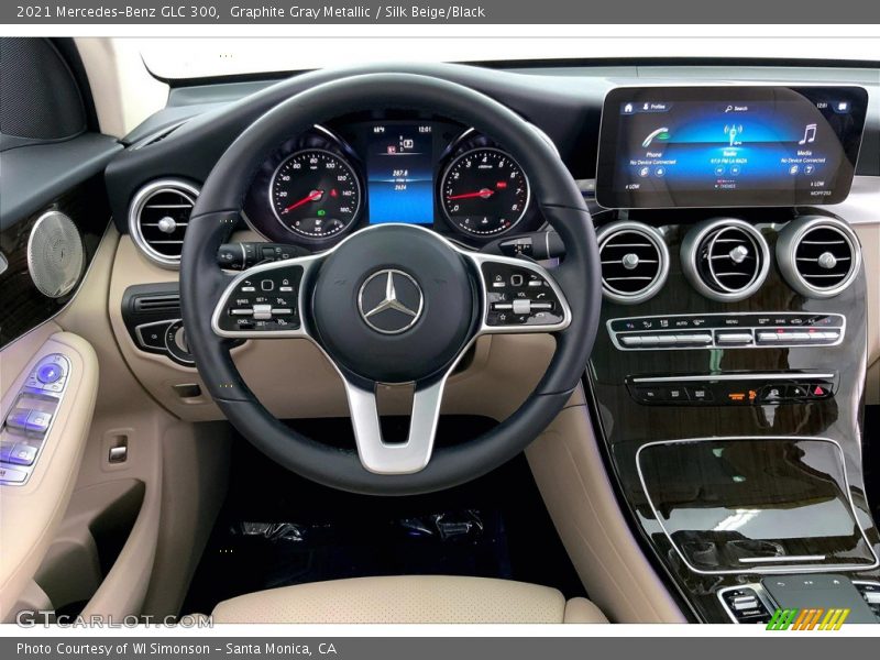 Graphite Gray Metallic / Silk Beige/Black 2021 Mercedes-Benz GLC 300