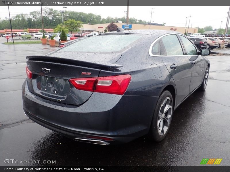 Shadow Gray Metallic / Jet Black 2019 Chevrolet Malibu RS