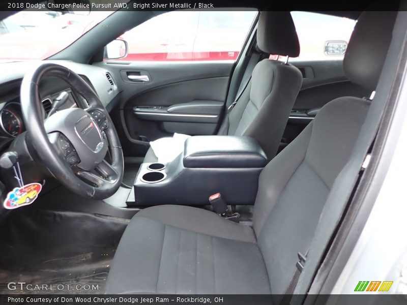 Bright Silver Metallic / Black 2018 Dodge Charger Police Pursuit AWD