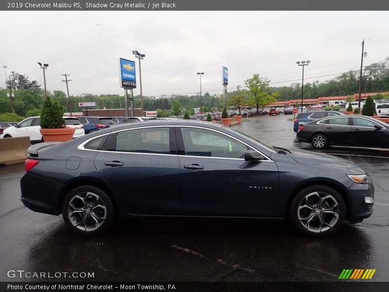 Shadow Gray Metallic / Jet Black 2019 Chevrolet Malibu RS