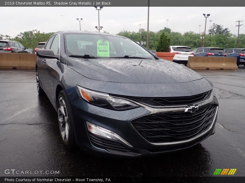 Shadow Gray Metallic / Jet Black 2019 Chevrolet Malibu RS