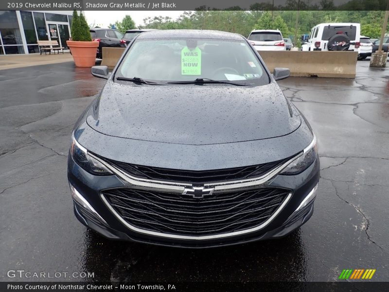 Shadow Gray Metallic / Jet Black 2019 Chevrolet Malibu RS