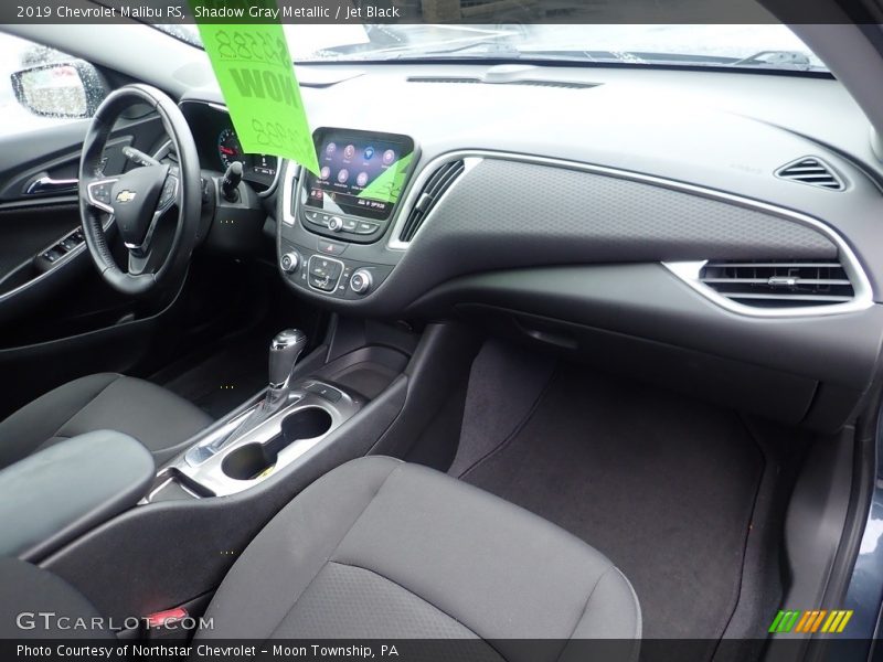 Shadow Gray Metallic / Jet Black 2019 Chevrolet Malibu RS