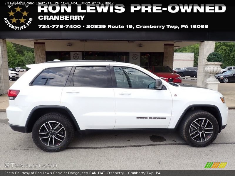 Bright White / Black 2019 Jeep Grand Cherokee Trailhawk 4x4