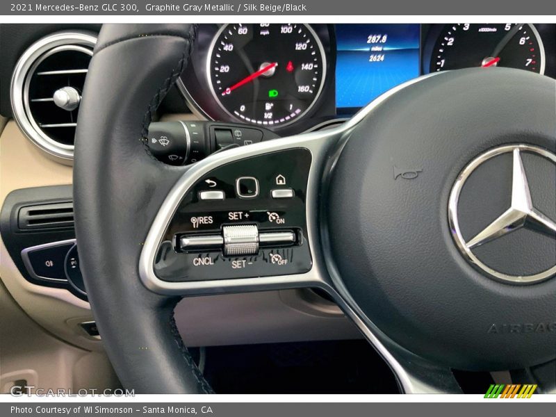 Graphite Gray Metallic / Silk Beige/Black 2021 Mercedes-Benz GLC 300